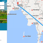 Bản đồ đường bay từ TP Hồ Chí Minh đi Dhaka