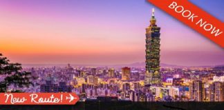 Khuyến mãi vé máy bay đi Taipei giá rẻ