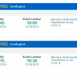 Giá vé từ hãng Malindoair đi Malaysia
