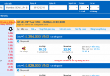 Giá vé máy bay đi Ấn Độ tháng 10/2018 từ các hãng hàng không