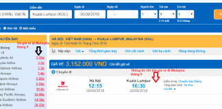 Giá vé máy bay đi Malaysia giá rẻ tháng 9/2018