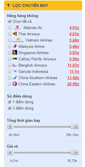 Lựa chọn vé máy bay đi Indonesia giá rẻ nhất theo hãng hàng không