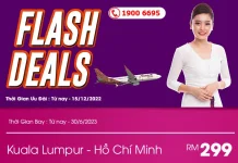 Malindo Air khuyến mãi vé máy bay từ Kuala Lumpur về TPHCM